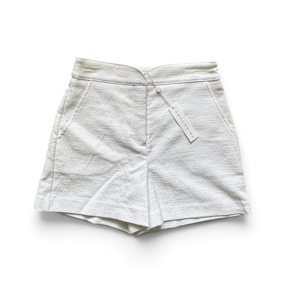 Trina Turk Perennial Shorts in White - NWT - Size 2